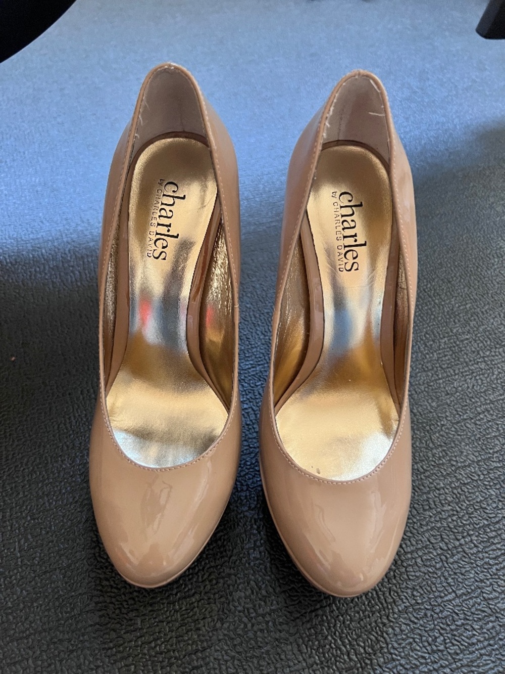 Nude Platform Pumps - Charles David - Worn for Photos once